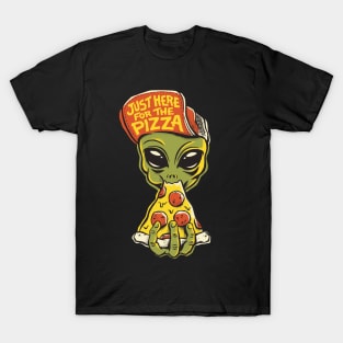 Here For Pizza T-Shirt